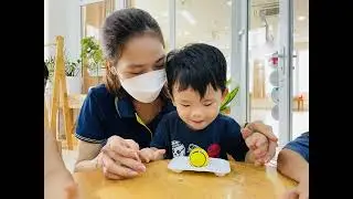Muối Mè đi học nhà trẻ Tuệ Đức