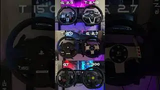Team | Logitech GT 27 29 | vs Team | Thrustmaster T150 T248 T300 |