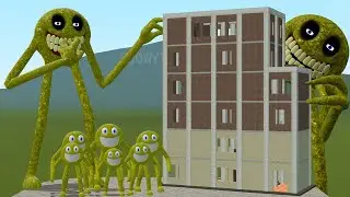 Roblox Innyume Smiley's Stylized Nextbot Destroyed My Building In Garry's Mod Sandbox! #1