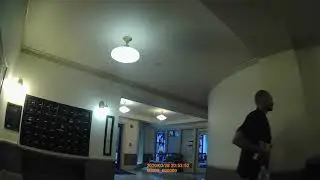 Man sleeping in my apt lobby 3 29 20