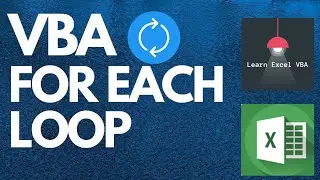 Excel VBA - For Each Loop