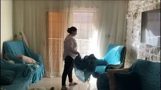 أخر تنضيفات الشتا 🫢 فات الكتير مبقاش إلا القليل 💪🏻 اخيرا خلصتها وارتحت 🤦🏼‍♀️