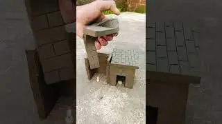 Destroying Satisfying Little Multiple Clay House 😱 #shorts