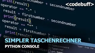 Simpler Taschenrechner in Python