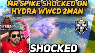MR SPIKE SHOCKED ON HYDRA🐉 SANHOK WWCD BGIS 2 MAN BGMI