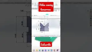 how to make v-block solidworks 2020 