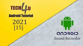 Android Application Development 15 Sound Recorder