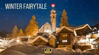 Most beautiful places Switzerland 4K 🇨🇭 - Winter Wonderland in Bosco Gurin