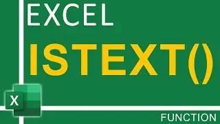 How To Use Excel IsText Function | Excel Tutorial for Everyone