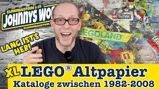LEGO Altpapier! Wir wälzen LEGO® Kataloge zwischen 1982 bis 2008 - Lang ists her!