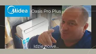 Midea Oasis Pro Plus KLIMATYZACJA ze stałą nominalną mocą do -15°C podwójnie rotacyjna sprężarka