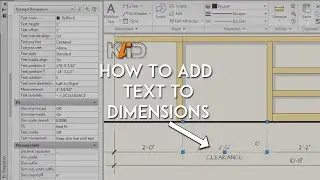 How To Add Text To Dimensions - Cadutator