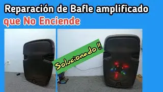Cómo reparar Bocina Amplificada 15" con fallas frecuentes