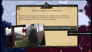 HOI4 - When Finland rejects Soviet demands in a nutshell
