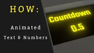 Blender Geometry Nodes Tutorial - Animated Text & Numbers