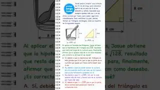 Tómate un minuto para pensar. Pitágoras Desigualdades. #matematica