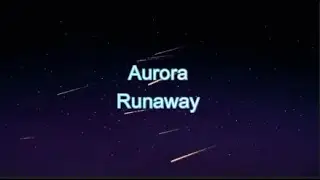 Aurora - Runaway Lyrics
