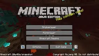 Minecraft 1.17 livestream