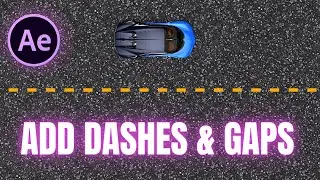 How To Add Dashes & Gaps (Lines-Shapes) in After Effects