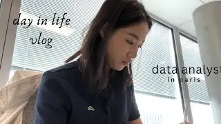 work vlog | a work day of a data analyst in FMCG company in Paris