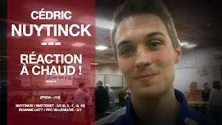 [PROA 12ÈME JOURNÉE] RÉACTION DE CÉDRIC NUYTINCK
