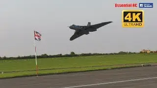 AVRO VULCAN bomber jet with NERF whistles for SOUND ! (BMFA NATS 2017) [*UltraHD and 4K*]