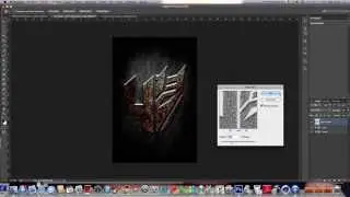 Tutorial photoshop CS6 en español: Póster transformers
