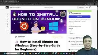 How to Install Ubuntu on Windows 10/11 Using WSL