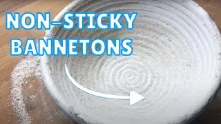 HOW TO USE A BANNETON Proofing Basket and making it NON-STICK