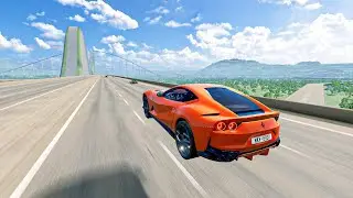 Instant 600 MPH Acceleration: Which BeamNG Car Survives! 🔥 - BeamNG Drive #44