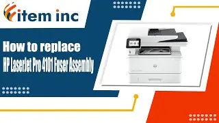 How to replace HP LaserJet Pro 4101 Fuser Assembly