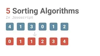 5 Sorting algorithms explained and implemented in Javascript