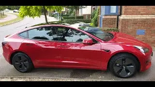Collecting my new Tesla Model 3 from Brent Cross