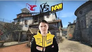 Navi vs Mousesport ,Inferno map|Лучшие моменты Navi| Клач Электроника 1 vs 2