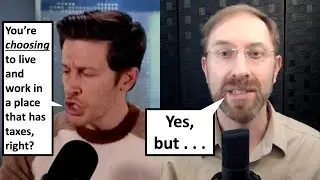 Public services and coercion: My third call to The David Pakman Show (pointer video)