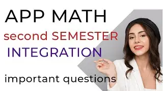 APPLIED MATH 2 SECOND SEM IMPORTANT QUESTIONS INTEGRATION समाकलन
