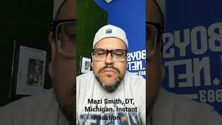 Instant Reaction: Mazi Smith 1st Round Pick for Dallas Cowboys