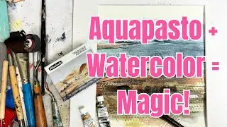Aquapasto With Watercolor Is Magic! Transform Your Art With This Unique Technique!