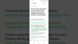 BUSINESS LOGIC VULNERABILITY. SEMUA ORANG BISA JUAL BELI BARANG DARI MARKETPLACE MANAPUN DI YOUTUBE