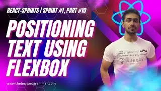Learn React Spring Library Part 10 | Positioning the text section inside the first carousel section