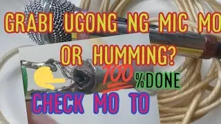 microphone naugong/maugong naugong pag nagagalaw ang wire #michumming #microphonerepair #micugong