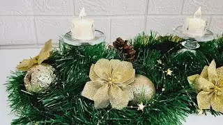Flor Natalina super fácil Decoração de Natal