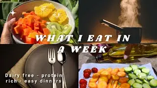 VLOG| What I Eat In A Week | healthy &Dairy Free | Gabxcaroline