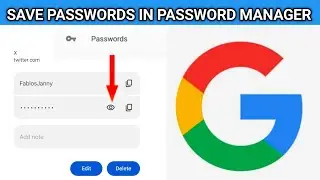 Save passwords to apps and websites in password manager