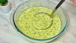 Just grate the zucchini and add eggs! It's so delicious that I cook it often in the summer