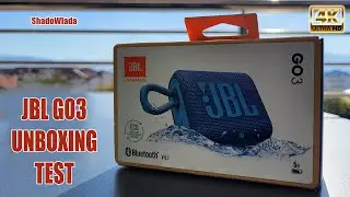 JBL GO 3 | Unboxing & Test | 4K60