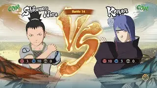 Naruto Shippuden: Ultimate Ninja Storm 4, Young Shikamaru Nara VS Konan!