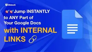 How to Create Internal Links in Google Docs (Headings & Bookmarks)