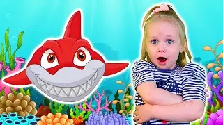 Baby Shark Doo Doo Song | Olivia Pretend Play with Toy Shark | Nursery Rhymes for Kids