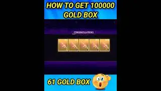 HOW TO GET 100000 GOLD IN 2024 EID BOX | NEW EID EVENT IN FREE FIRE || #SHORT